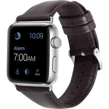 CoverZone Apple Watch 38 mm Siyah Deri Kordon