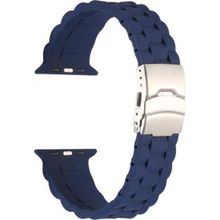CoverZone Apple Watch 4 38-40 mm Uyumlu Metal Toka Delikli Panoply Silikon Kayış Kordon