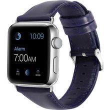 CoverZone Apple Watch 40 mm Lacivert Deri Kordon