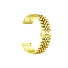 CoverZone Apple Watch 40 mm Parlak Metal Klipsli Gold Kordon