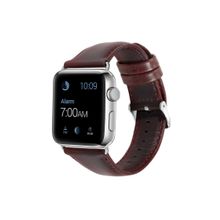CoverZone Apple Watch 42 mm Bordo Deri Kordon