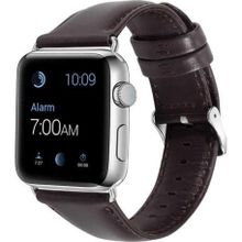 CoverZone Apple Watch 44 mm Siyah Deri Kordon