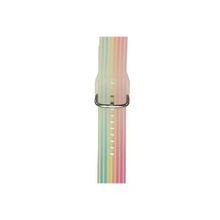 CoverZone Galaxy Watch 3 45 mm Uyumlu Renkli Desenli Erstwhile White Kayış Kordon
