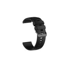 CoverZone Galaxy Watch 3 Uyumlu 41 mm Solid Color Spor Kayış Termoplastik Siyah Kordon
