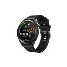 CoverZone Galaxy Watch Active 2 44 mm Grealish Silikon Delikli Siyah Kordon