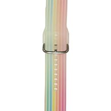 CoverZone Haylou Solar LS05 22 mm Renkli Desenli Erstwhile Rainbow White Kayış Kordon