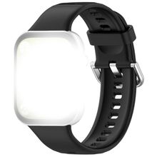 CoverZone Huawei Watch Fit 3 Uyumlu Spor Renkli Lagniappe Silikon Siyah Kayış Kordon