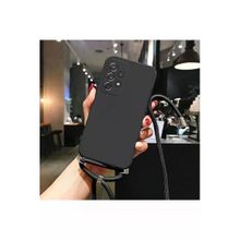 CoverZone iPhone 12 Pro Max İpli Boyun Askılı Silikon Kadife İç Yüzeyli Epiphany Siyah Cep Telefonu Kılıfı