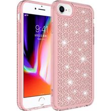 CoverZone iPhone 13 Airbagli Kamera Korumalı Parlak Tasarımlı Z-Snow Emollient Pembe Cep Telefonu Kılıfı