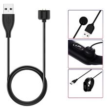 Coverzone Xiaomi Mi Band 5 İle Uyumlu Giyilebilir Akıllı Saat Şarj Kablosu Manyetik (Mi Band 5/6 / 7 / Amazfit Band 5 İle Uyumlu) USB Şarj Aleti (Siyah)
