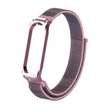 CoverZone Xiaomi Mi Band 5 Mixed Kayış Gri Hasır Örme Kordon