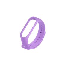 CoverZone Xiaomi Mi Band 5 Uyumlu Termoplastik Lila Kayış Kordon