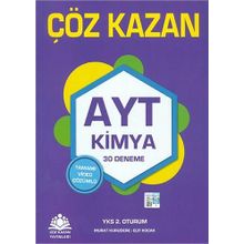 Çöz Kazan Yayınları AYT Kimya 30 Deneme