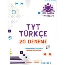 Çöz Kazan Yayınları TYT Türkçe 20 Deneme