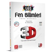 Çözüm 3D Yayınları 8. Sınıf LGS Fen Bilimleri Soru Bankası