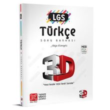 Çözüm 3D Yayınları 8. Sınıf LGS Türkçe Soru Bankası