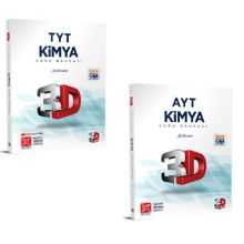 Çözüm 3D Yayınları TYT AYT Kimya Soru Bankası Fırsat Seti