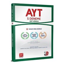 Çözüm Yayınları AYT Eşit Ağırlık Tamamı Video Çözümlü 5 Deneme