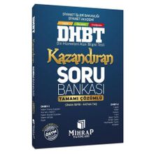 Çözümlü Sinan İspir Mihrap Yayınları Dhbt Kazandıran Soru Bankası