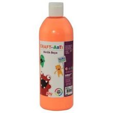 Craft And Arts 500 ml Turuncu Akrilik Boya