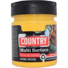 Craft Country 1016 Yarı Parlak Sarı 120 cc Multi Surface Hobi Boyası