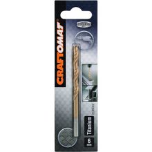 Craftomat HSS-TiN 6x57x93 mm Metal Matkap Ucu