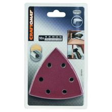 Craftomat Kırmızı 93 Kum 10'lu Ahşap Top Zımpara Ucu