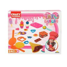 Crafy 3493 Tatlı Düşler 200 GR 22 Parça Oyun Hamuru Seti