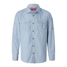 Craghoppers CMS605 Mavi NosiLife Mens Adventure II LS Erkek Gömlek