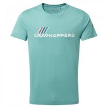 Craghoppers CMT936 Mens Mightie SS Yazılı Kısa Kollu Turkuaz Erkek T-Shirt