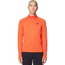 Crater Lake Heavyweight Yarım Fermuarlı Erkek Teknik Uzun Kollu T-Shirt - Kırmızı