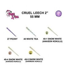 Crazy Fish Cruel Leech 5.5 cm Color:49-4 Slikon Yem