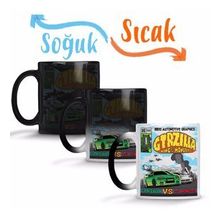 Crazy Gtrzilla R34 King Of the Monsters Sihirli Porselen Kupa