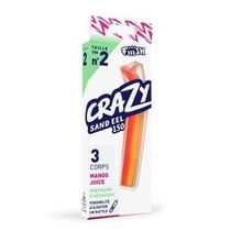 Crazy Sandeel CSE150/2 CSE514 3X Gövde Mango Juice Silikon Yem
