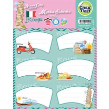 CreaTiket 1252 Kabartmalı Defter Roma Etiket