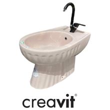 Creavit Abdestlik Ayak Yıkama Lavabosu Açık Pembe Bide
