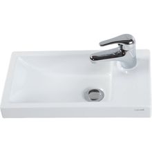 Creavit Elmas 25x45 cm Beyaz Tezgah Üstü Lavabo