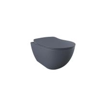 Creavit Free Rim-Off Asma Klozet+Basalt Mat Yavaş Kapanan Klozet Kapağı
