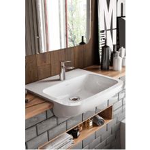 Creavit NS055-00CB00E-0000 Ness 55 cm Yarım Tezgah Lavabo
