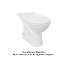 Creavit PA300-00CB00E-0000+SET Pitta Beyaz İç Takım ve Kapak Dahil Alttan Çıkışlı Klozet Seti