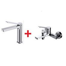 Creavit Ritmo RT1500+RT2500 Lavabo ve Banyo Bataryası Seti