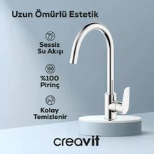 Creavit SO8500 Krom Solo Mutfak Bataryası