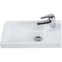 Creavit TP025 25x45 cm Beyaz Elmas Dolap Üstü Lavabo