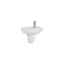 Creavit TP030 30x45 cm Beyaz Yarım Ayak Oval Lavabo