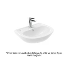 Creavit TP150 40X50 cm Batarya Delikli Yarım Ayaklı Lavabo