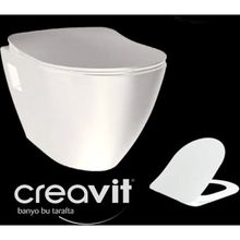 Creavit TP325 Terra Asma Klozet +Duck Yavaş Kapanan PP Kapak