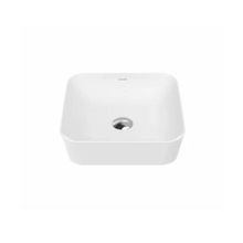 Creavit UL040.00MB İnci Mat Beyaz Ultra 40 cm Kare Çanak Lavabo