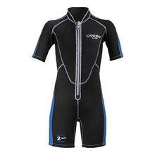 Cressi Lido Junior Shorty Siyah Mavi 2 mm 10/11 Yaş Dalış Elbisesi