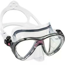 Cressi Şeffaf Pembe Big Eyes Evolution Crystal Yetişkin Dalış Maskesi