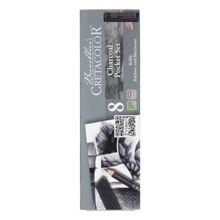 Cretacolor Chacoal Drawing Set 8'li Metal Kutu 46008 Kömür Çizim Seti